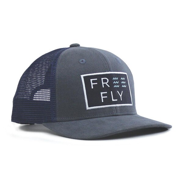 Free Fly Apparel Wave Snapback Hat in Washed Navy